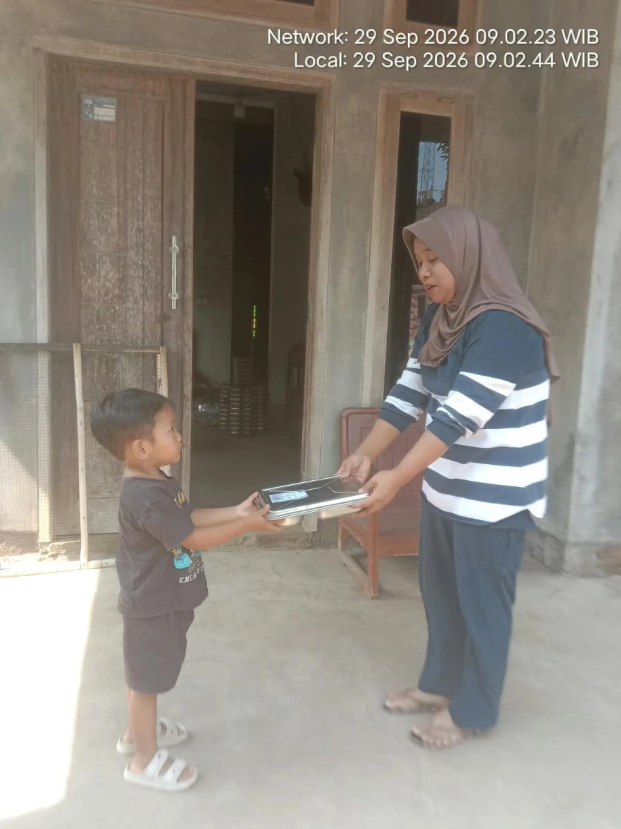 Pembagian MBG ke dukuh krajan