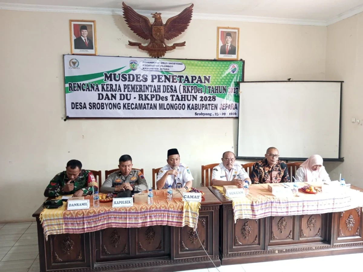 Pokja III TP PKK Mlonggo Dampingi Musdes RKP Desa Srobyong 2027