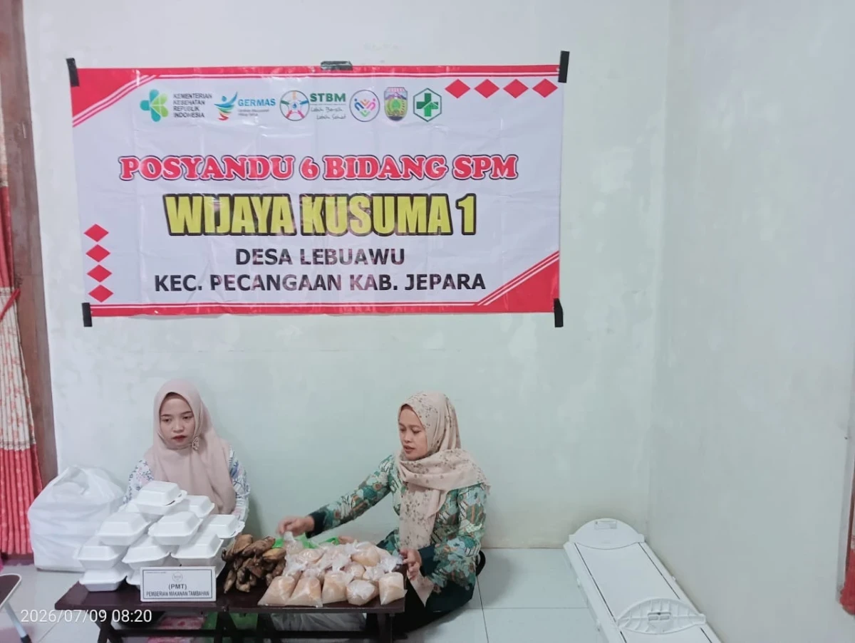 Pelayanan 6 Bidang SPM Posyandu Wijaya Kusuma 1 Bulan Juli 2026, Wujudkan Masyarakat Desa Lebuawu yang Sehat dan Sejahtera