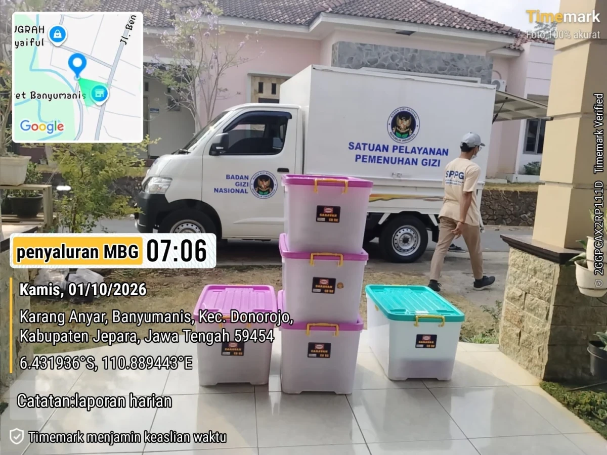 PENDISTRIBUSIAN MBG UNTUK IBU HAMIL DAN BALITA DI POS MAWAR MERAH 4