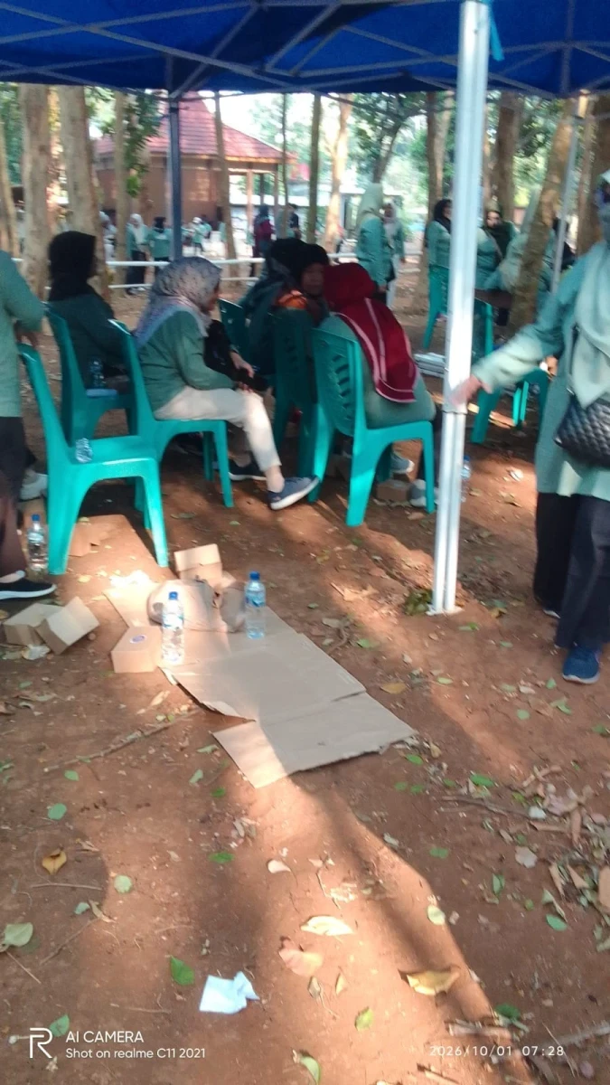Senam bersama Ibu SPP dan gebyar undian