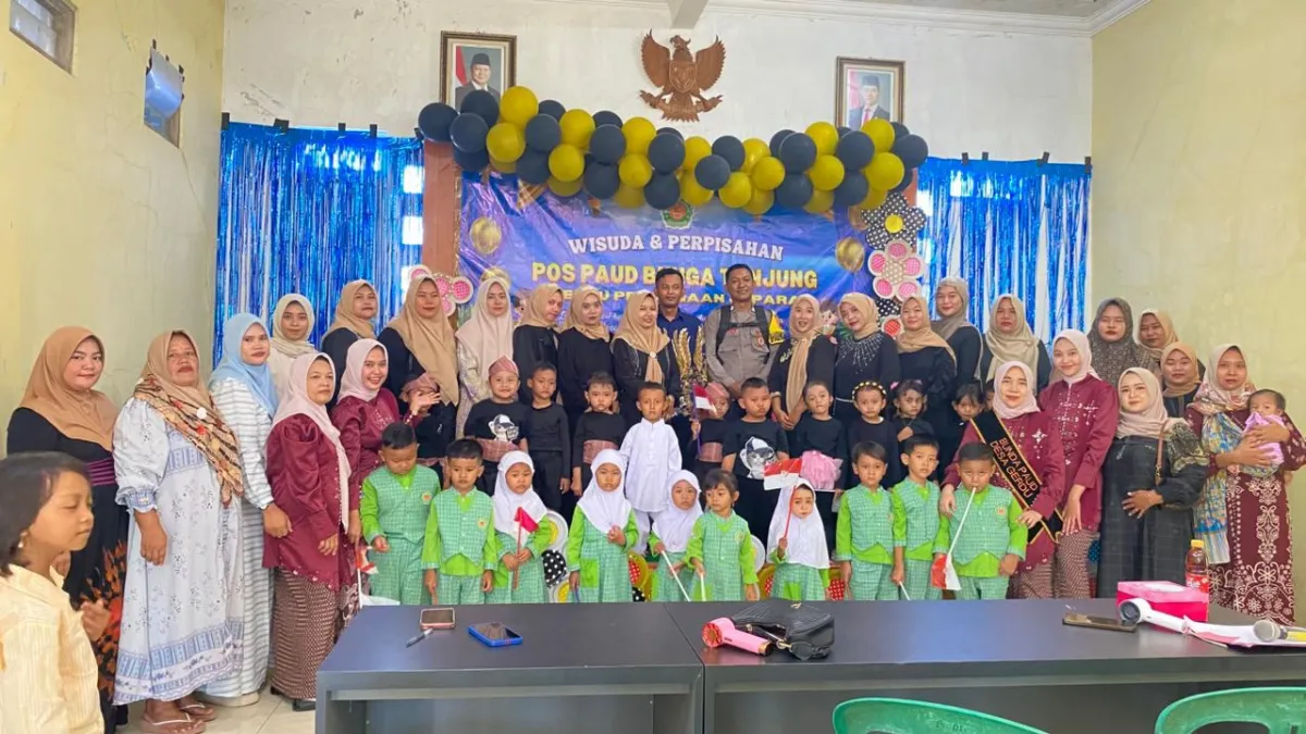 WISUDA POS PAUD BUNGA TANJUNG DESA GERDU