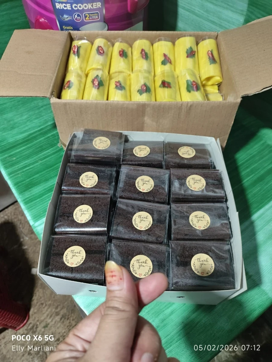Brownies Cap Nona Tembus Pasar Lokal, Bukti UMKM Telukawur Terus Naik Kelas