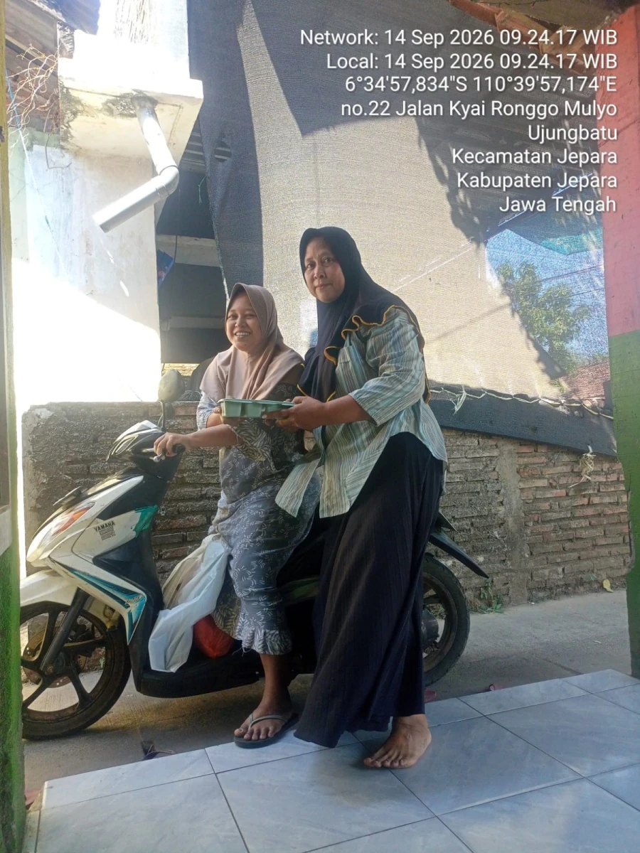 PEMBAGIAN MBG DI POS NUSA INDAH 5