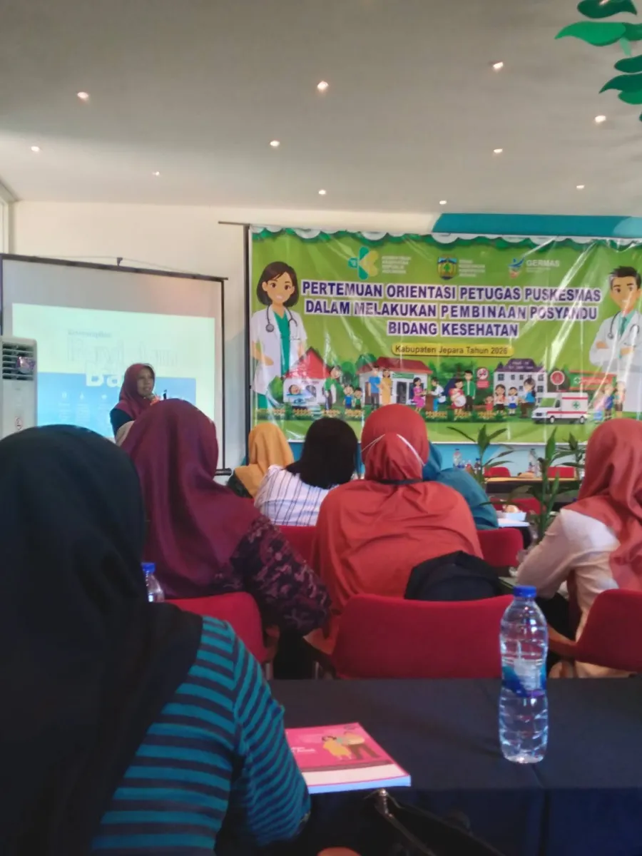Pertemuan Orientasi Petugas Puskesmas dalam melakukan pembinaan posyandu bidang kesehatan