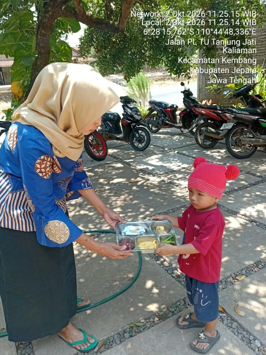 Pembagian MBG untuk Balita dan Ibu Hamil & Menyusui di RW 02 Desa Kaliaman 