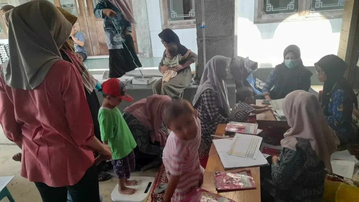 Melalui Peran Aktif Pokja IV PKK, Pelayanan Posyandu ILP Balita Sri Mulya 1 Berjalan Sukses.