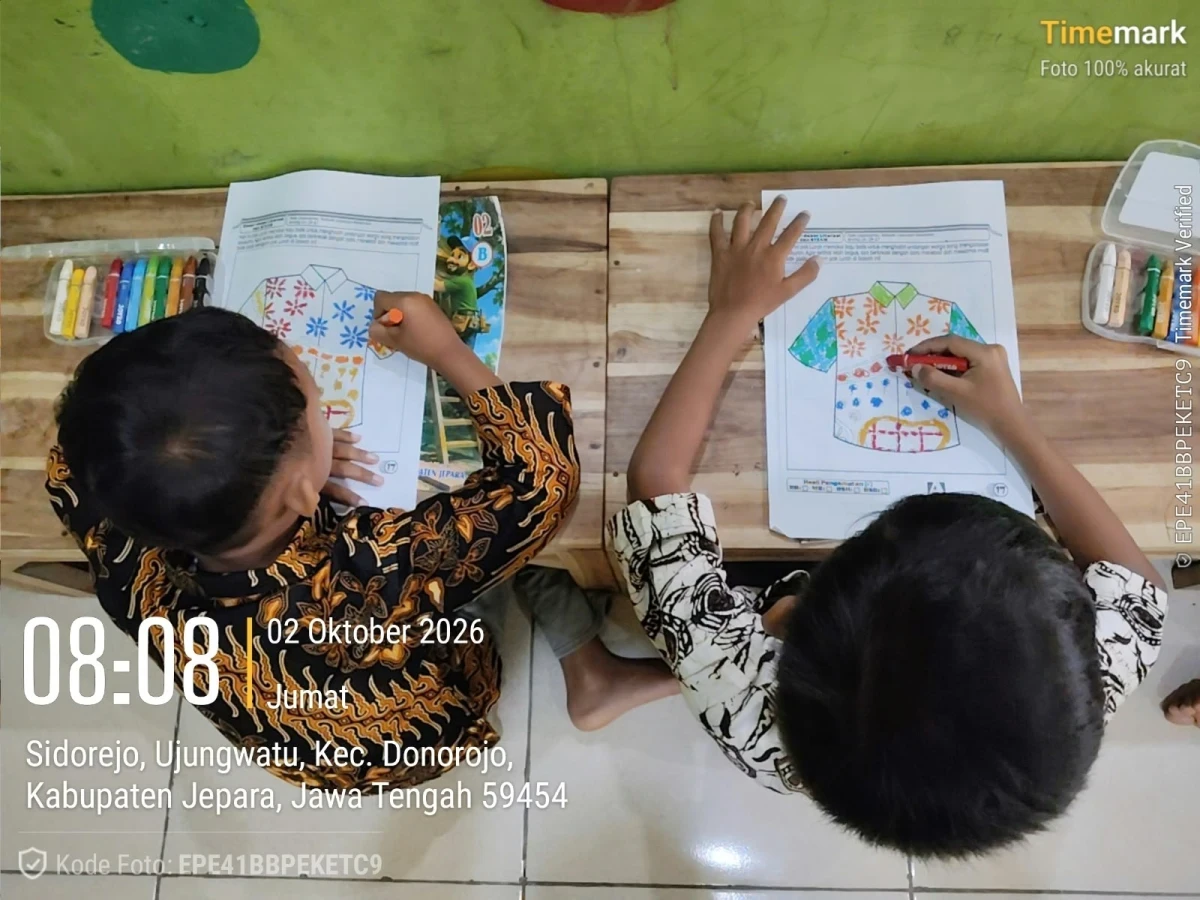 TK.MELATI UJUNGWATU PERINGATI HARI BATIK NASIONAL