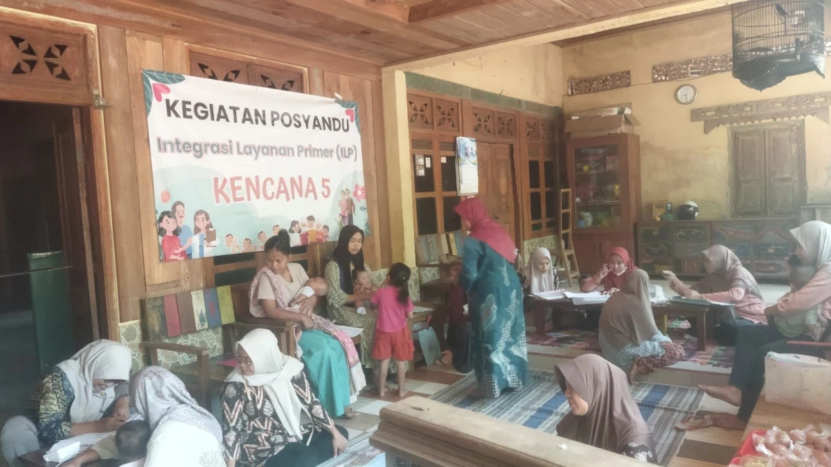 Kegiatan posyandu ilp kencana 05 desa geneng