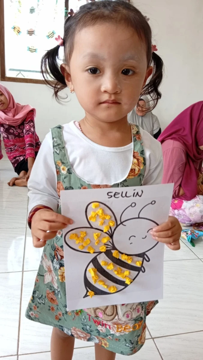 Kegiatan pos PAUD Anggrek Indah Desa Rau