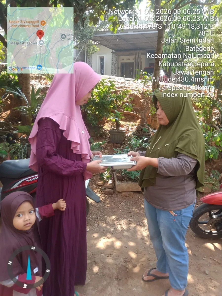Pembagian MBG ke dukuh godang