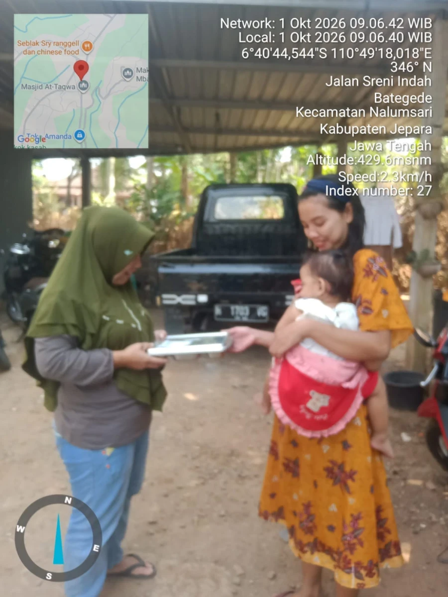 Pembagian MBG ke dukuh godang
