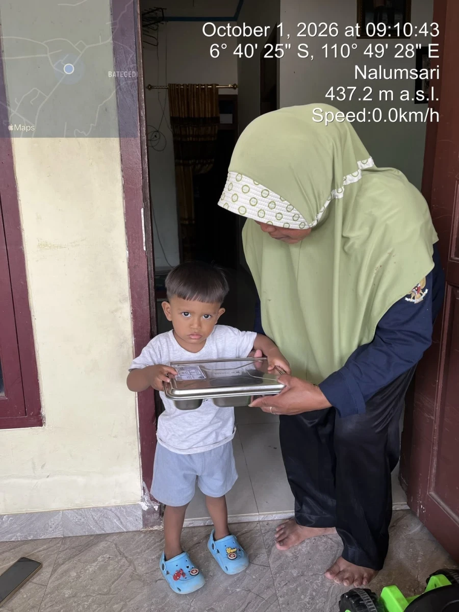 Pembagian MBG ke dukuh godang