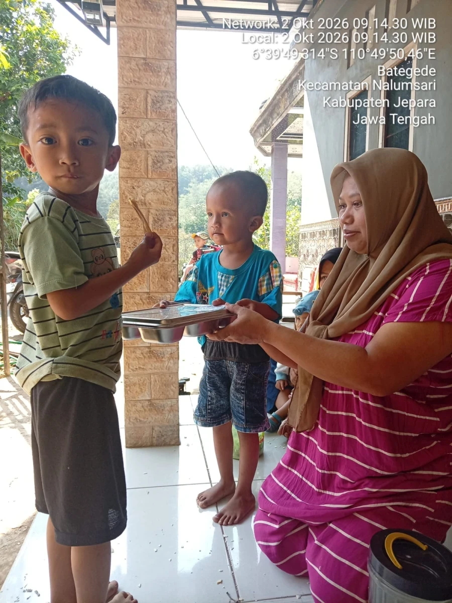 Pembagian MBG ke dukuh godang