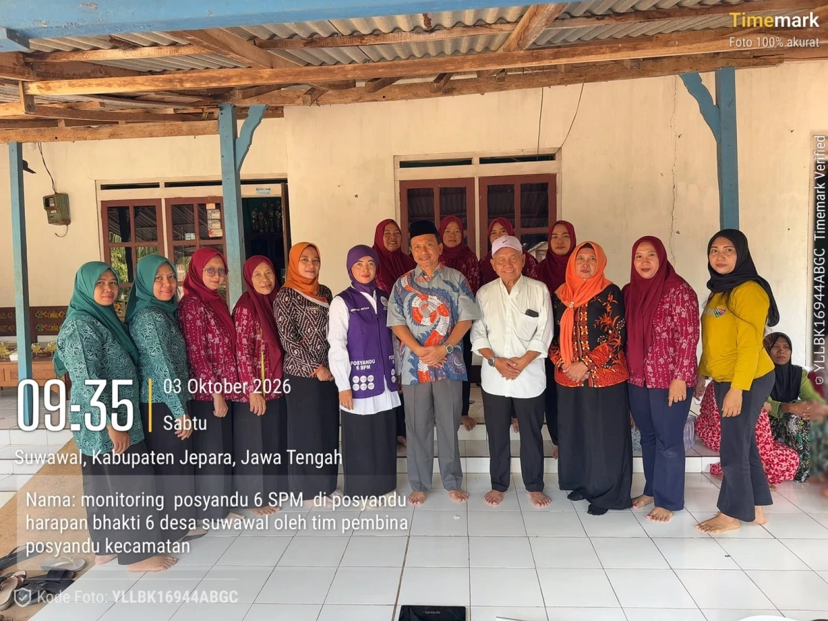 Kegiatan posyandu di Posyandu HB 6