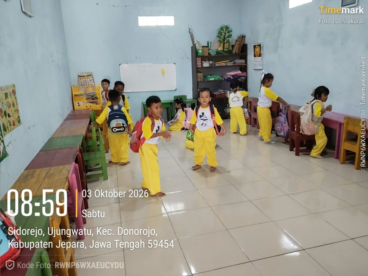 TP.PKK DESA MENGUNJUNGI TK MELATI UJUNGWATU 