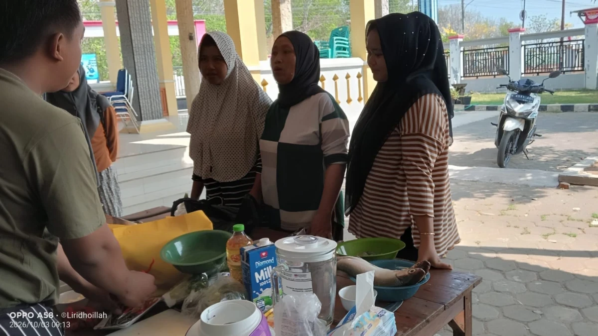 Bukan Sekadar Masak, TP. PKK Telukawur Ajarkan Seni Mengolah dan Menyajikan Ikan