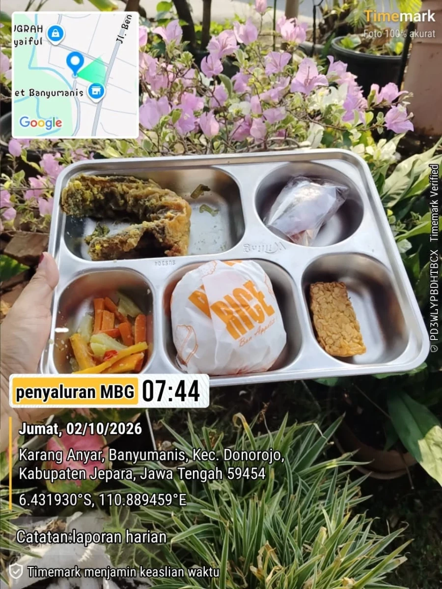 PENDISTRIBUSIAN MBG UNTUK IBU HAMIL DAN BALITA DI POS MAWAR MERAH 4