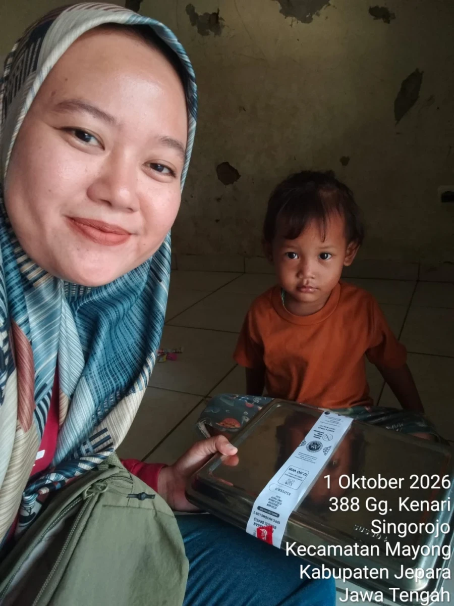 Dedikasi Kader Posyandu Anggrek 2 Singorojo Bawa MBG Hingga ke Rumah Balita