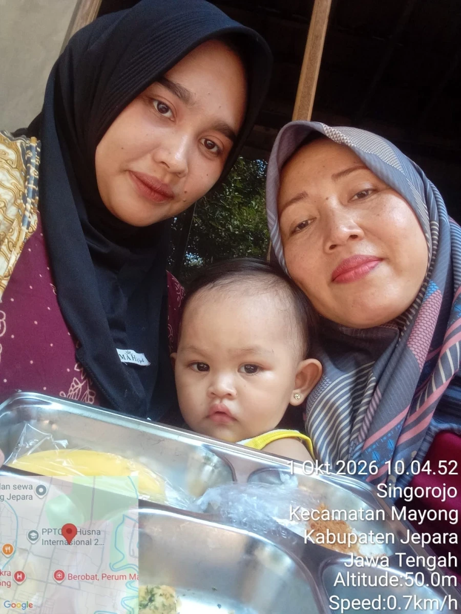 Sentuhan Kasih untuk Ibu Menyusui lewat MBG di Posyandu Mawar Merah Singorojo