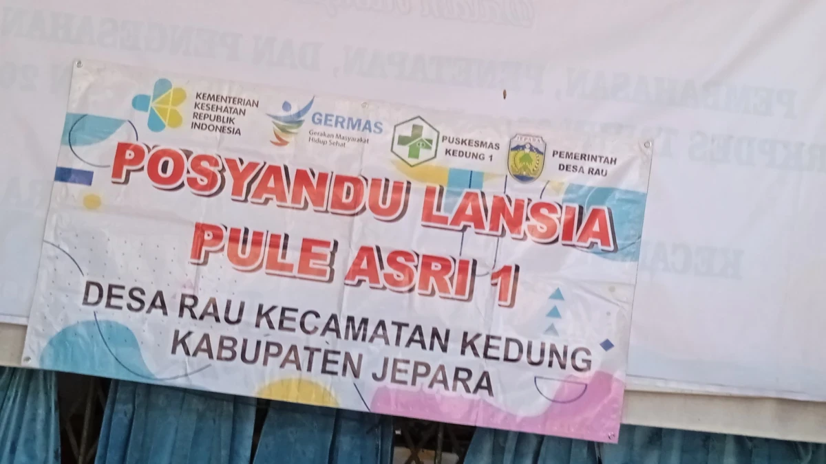 Kegiatan posyandu lansia pule 1 Desa Rau