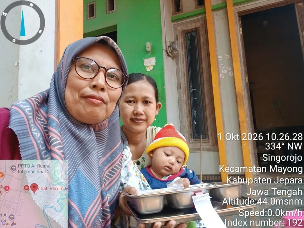 Menu Bervariasi, Ibu Menyusui di Mayong Apresiasi Program MBG Posyandu Nusa Indah
