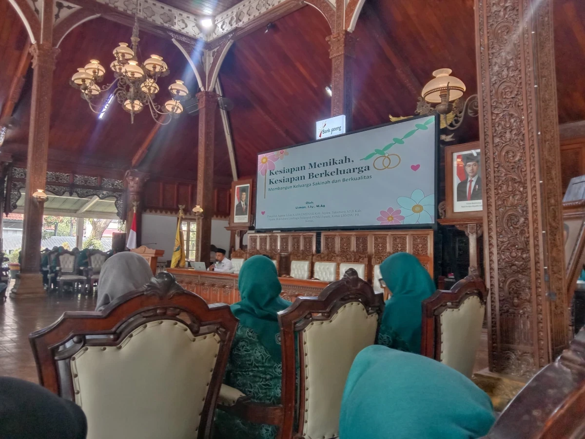 Sosialisasi Bimbingan Perkawinan Pra Nikah Pokja 1 di Pendopo Kabupaten Jepara 