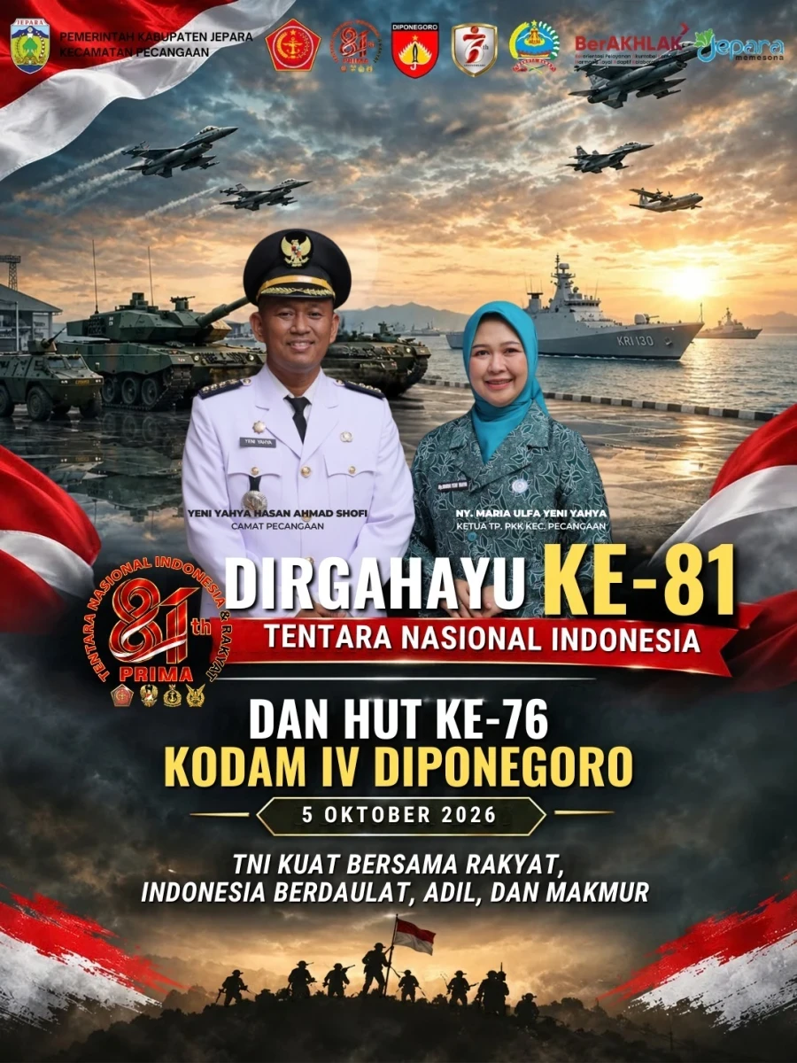 Dirgahayu Ke-81 TNI & HUT Ke-76 Kodam IV/Diponegoro