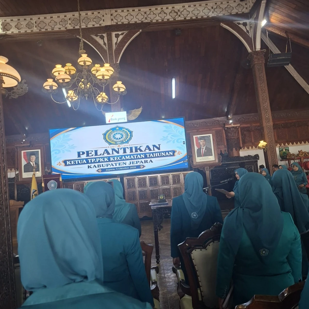 Pelantikan Ketua TP.PKK Kecamatan Tahunan Tahun 2026
