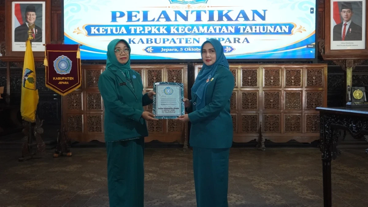 Lantik Ketua TP PKK Kecamatan Tahunan, Ella Witiarso Utomo Tekankan Spirit Baru Gerakkan Program Pokok PKK