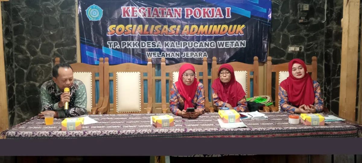 Kegiatan Pokja I : Sosialisasi Adminduk 