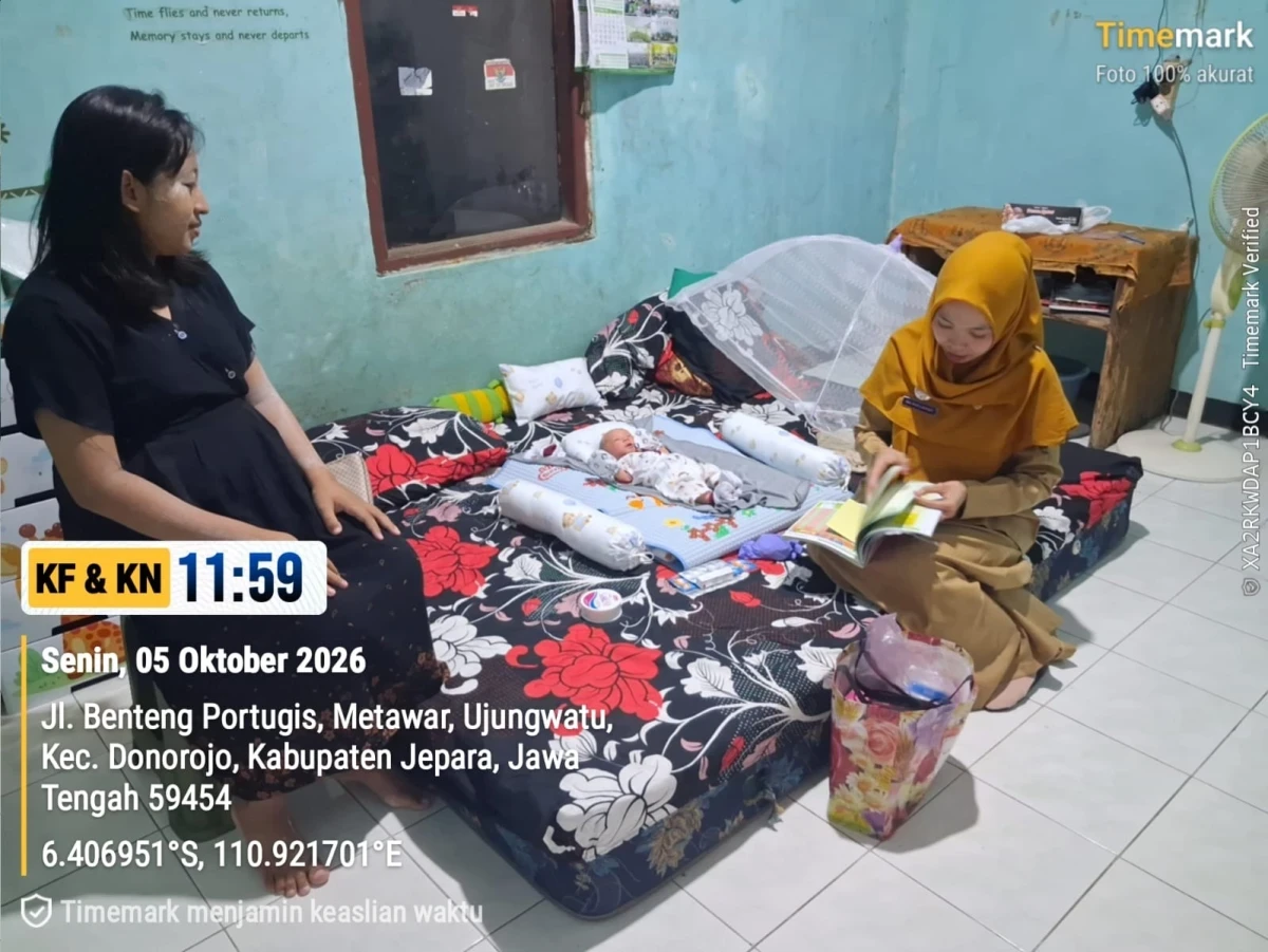 KUNJUNGAN BIDAN DESA DAN KADER PADA BUFAS