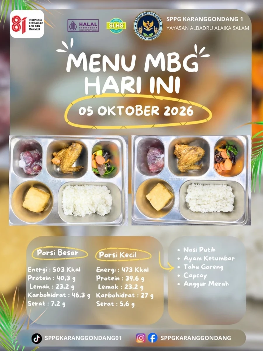 MBG Bumil, Busui, dan Balita di Posyandu Harapan 10 RW 03 Karanggondang