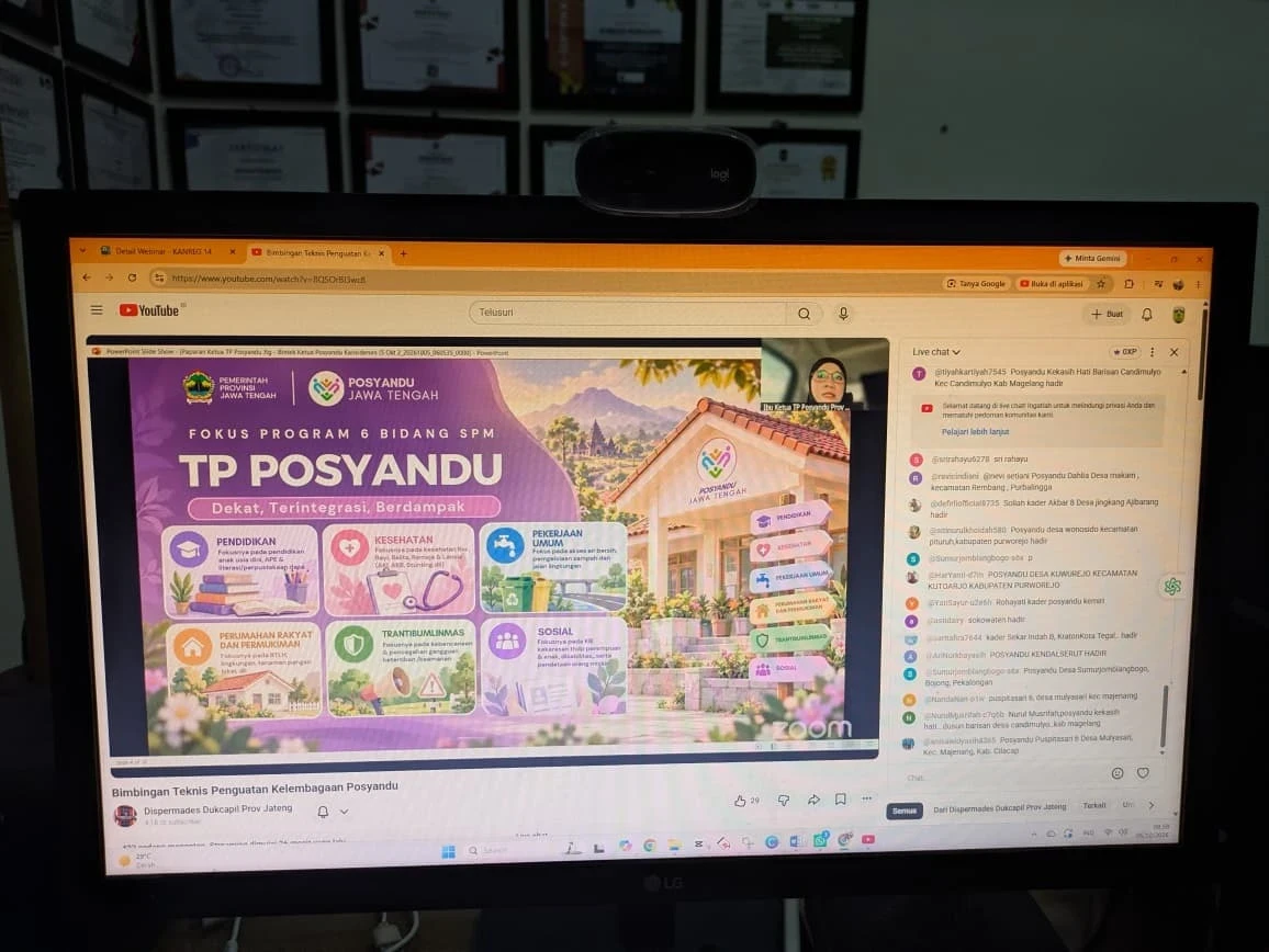 Transformasi Posyandu Jawa Tengah, Kader Telukawur Perkuat Kelembagaan melalui Bimtek Daring