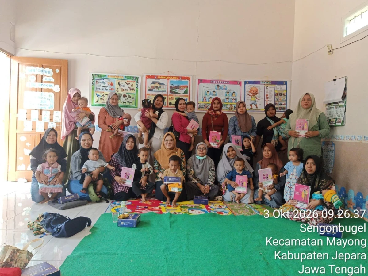 Kelas ibu balita desa Sengonbugel pada bulan Oktober 