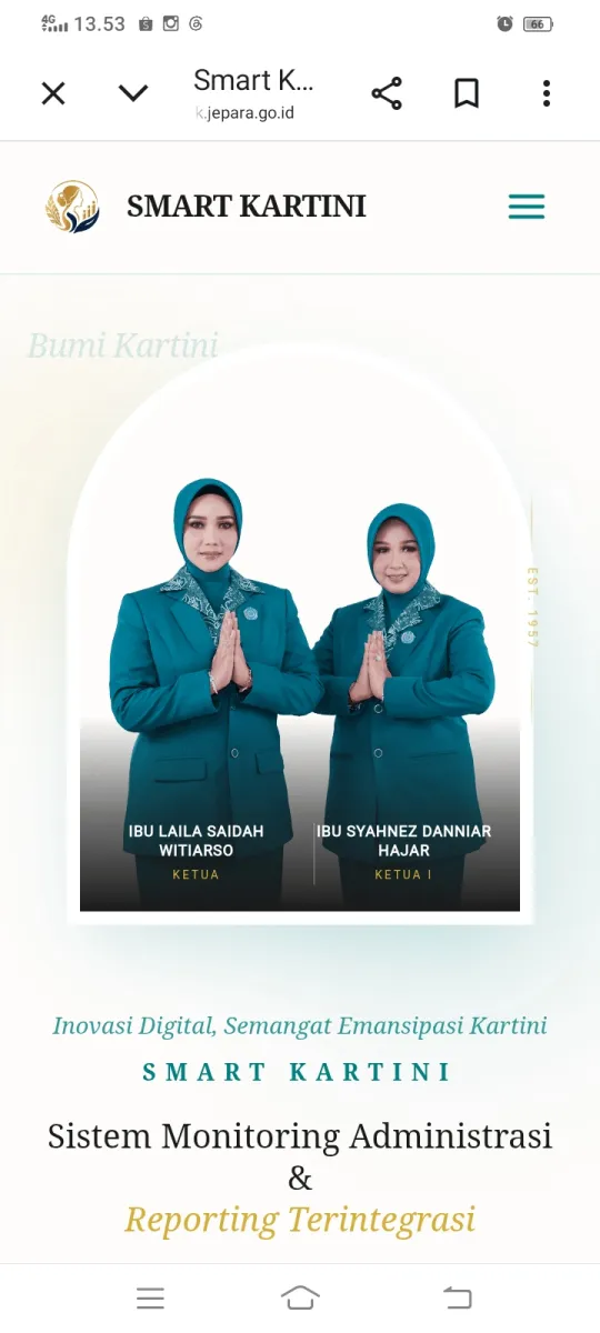 Sosialisasi dan Launching SMART KARTINI di Pendopo kabupaten Jepara 