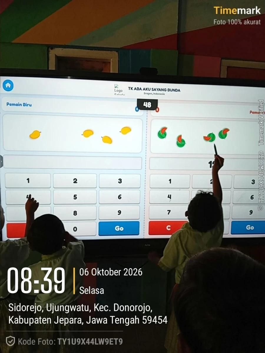 PEMBELAJARAN DIGITALISASI DI TK TA I KELOMPOK (B) DESA UJUNGWATU