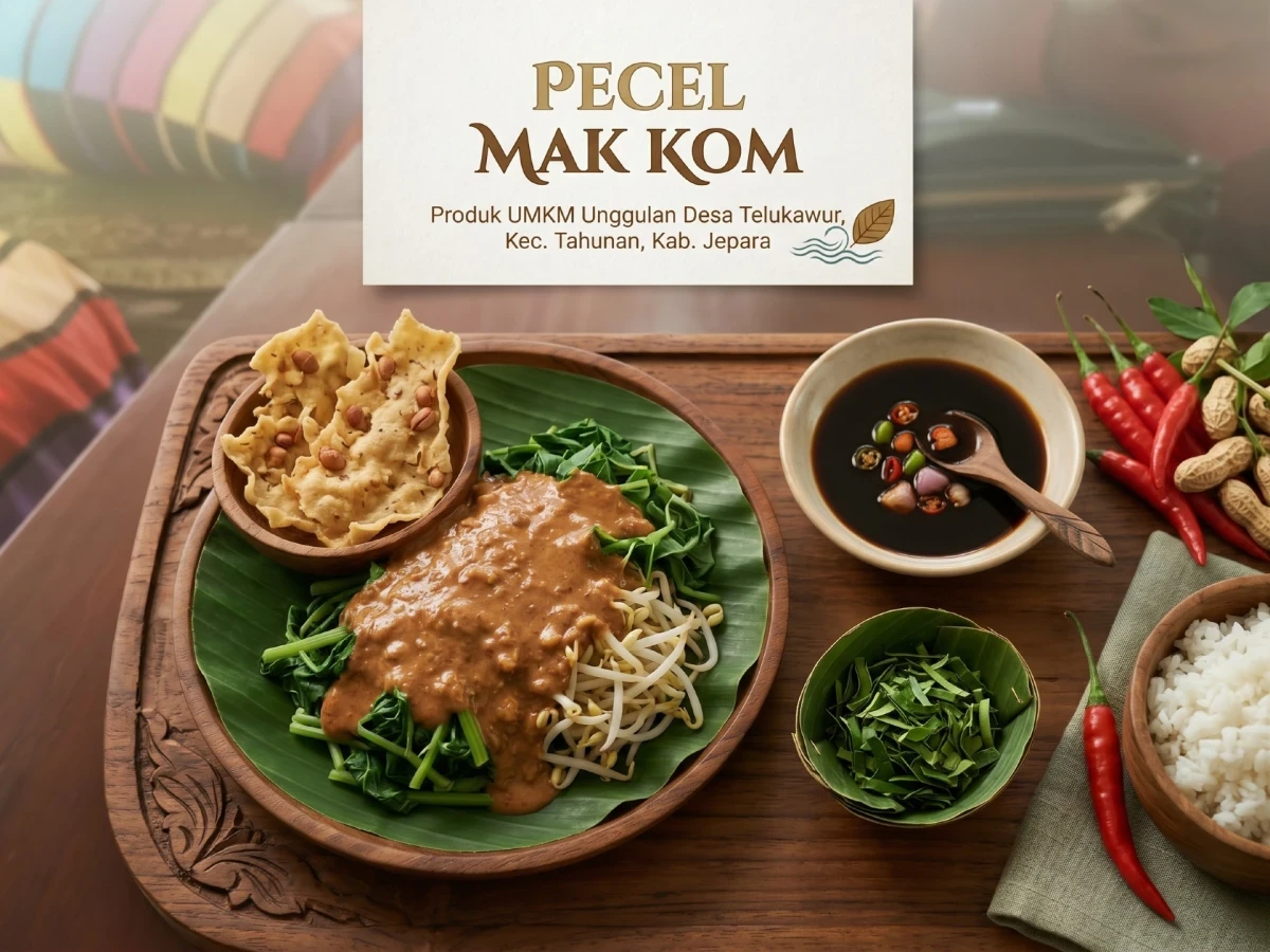 Dari Dapur Mak Kom, Pecel Telukawur Diracik dengan Rasa dan Harapan