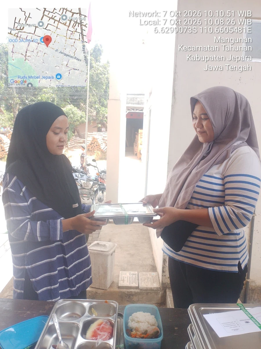 Pendistribusian MBG di Desa Mangunan 
