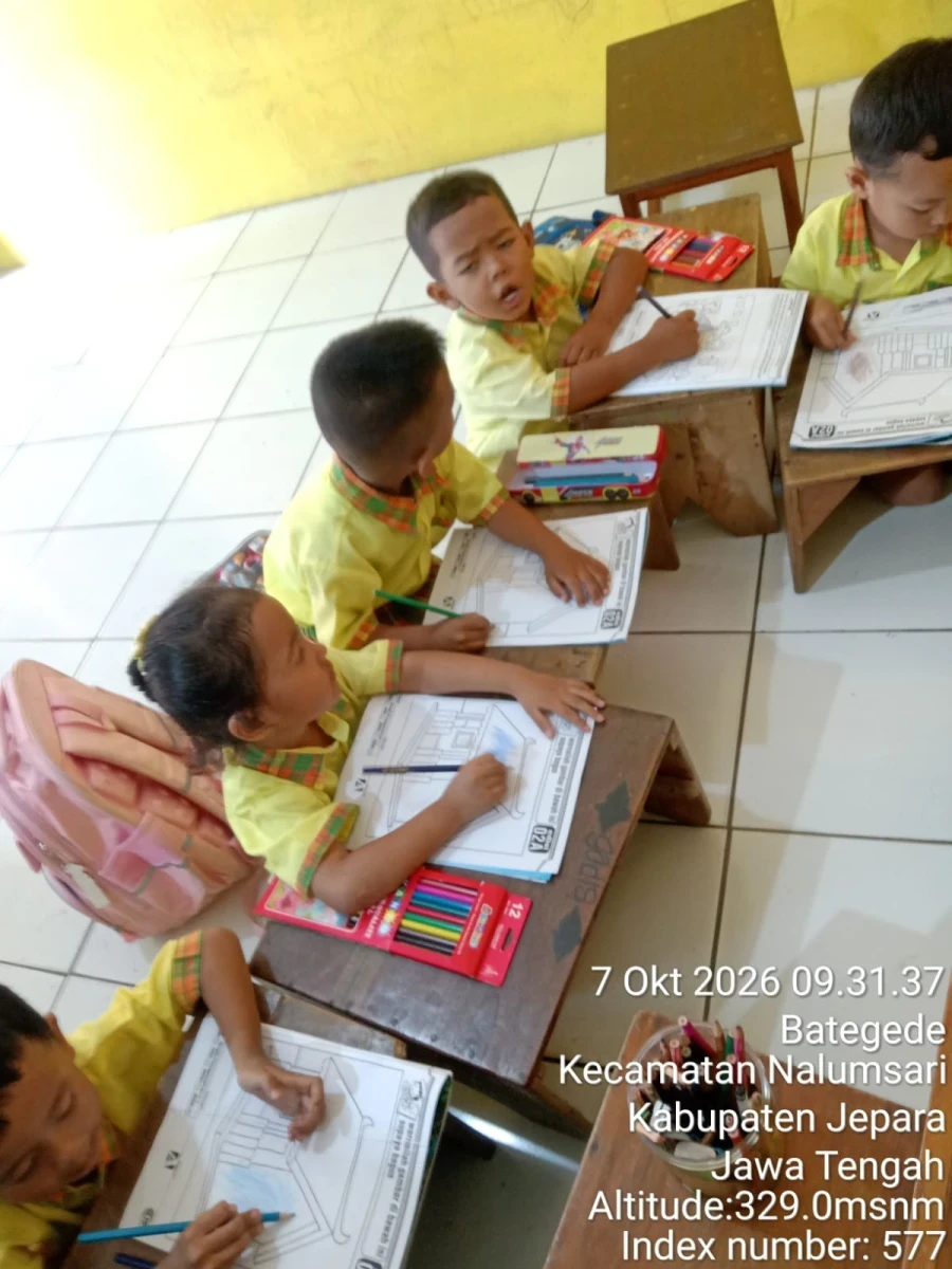 Membuat kolase dari rumah 