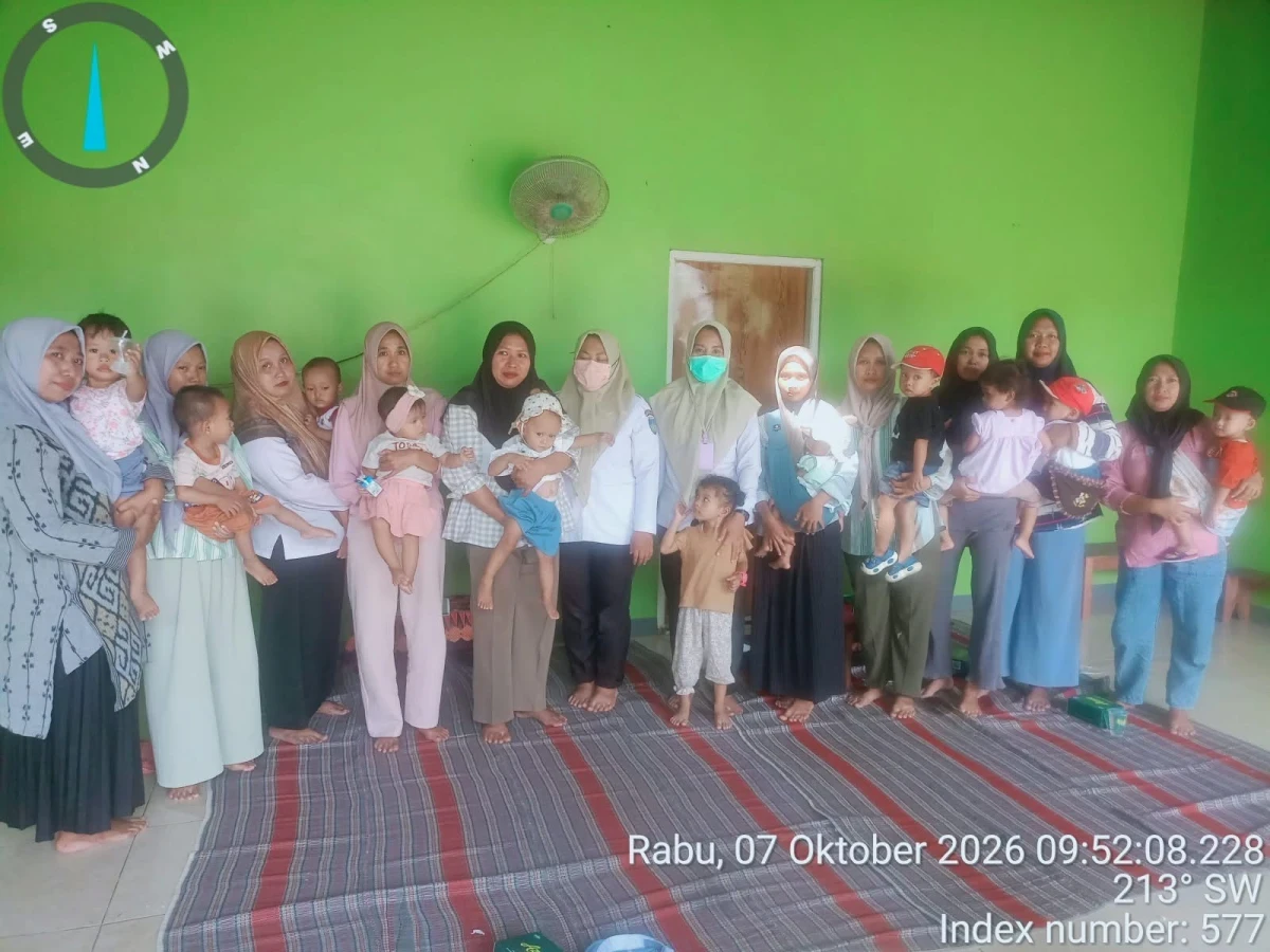 Kelas balita umur 1 sampai 2 tahun desa bulak baru