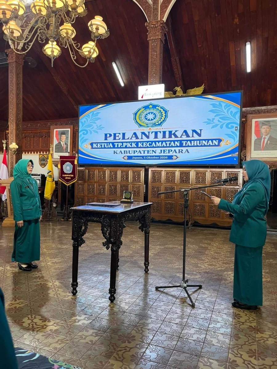 PELANTIKAN KETUA TP.PKK KECAMATAN TAHUNAN KAB.JEPARA