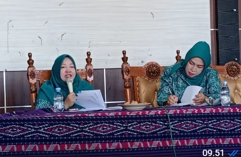 Kegiatan pertemuan Rutin PKK Desa Bandungharjo