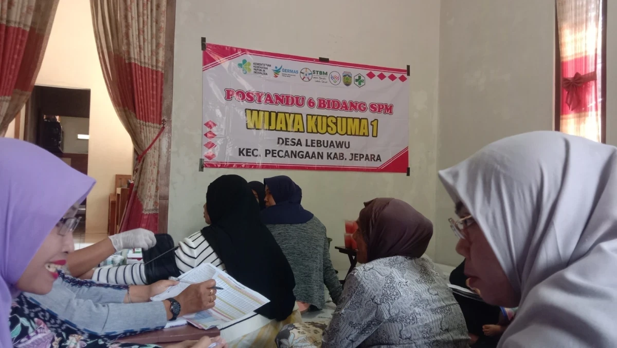 Pelayanan 6 Bidang SPM Posyandu Wijaya Kusuma 1 Bulan Oktober 2026 Desa Lebuawu 