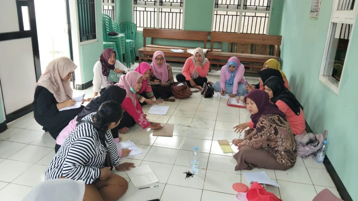 Pertemuan Kader dalam rangka persiapan pembuatan peta STBM