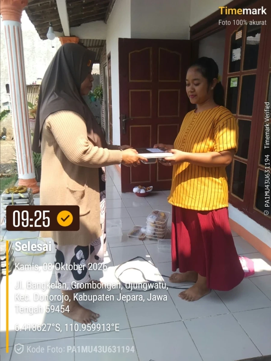 PENDISTRIBUSIAN MAKAN BERGIZI GRATIS (MBG) DI RW 03 POS 06 GROBOGAN