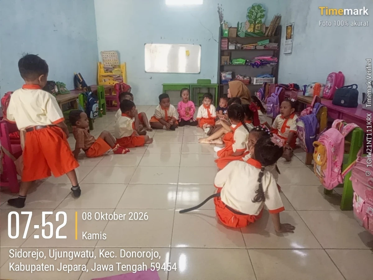 TP.PKK DESA HADIR DI TK MELATI UJUNGWATU