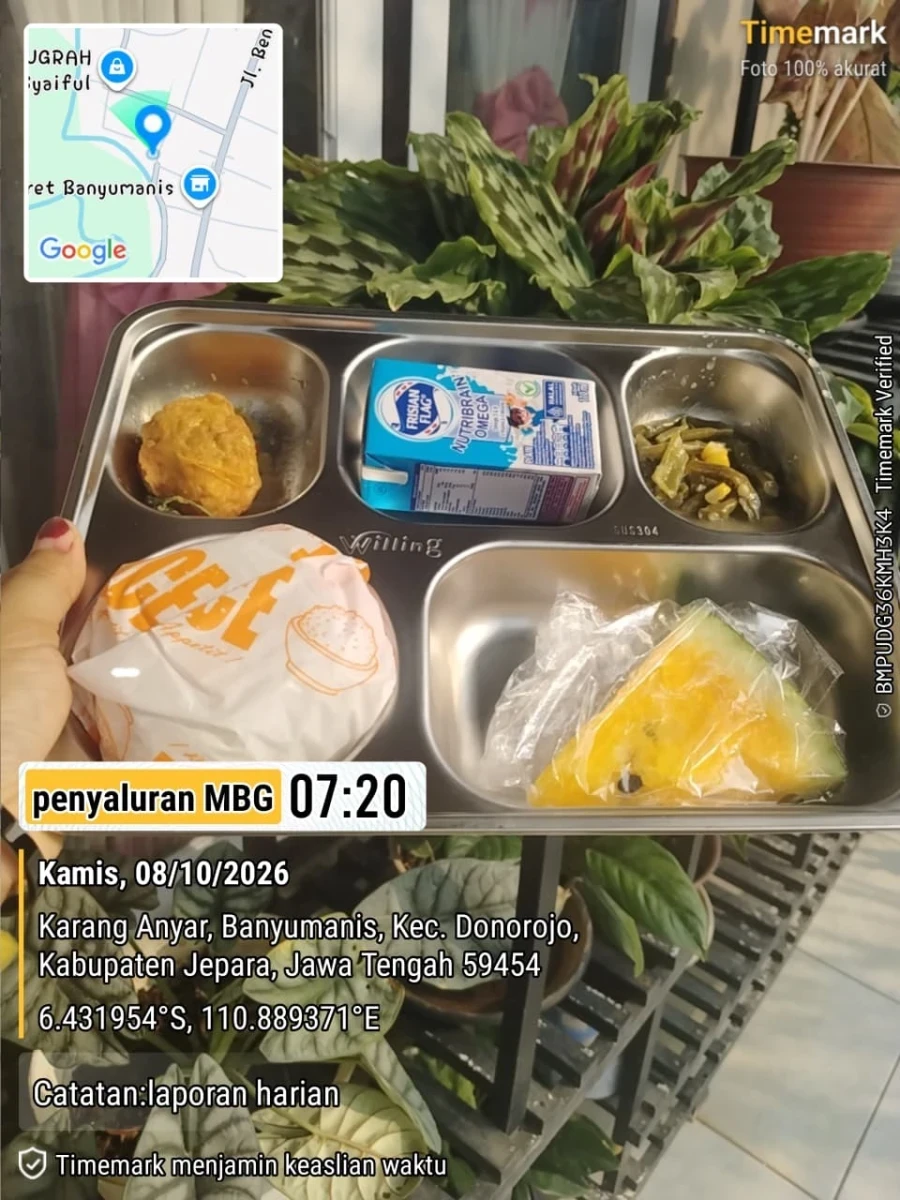 PENDISTRIBUSIAN MAKANAN BERGIZI GRATIS (MBG) POS MAWAR 4