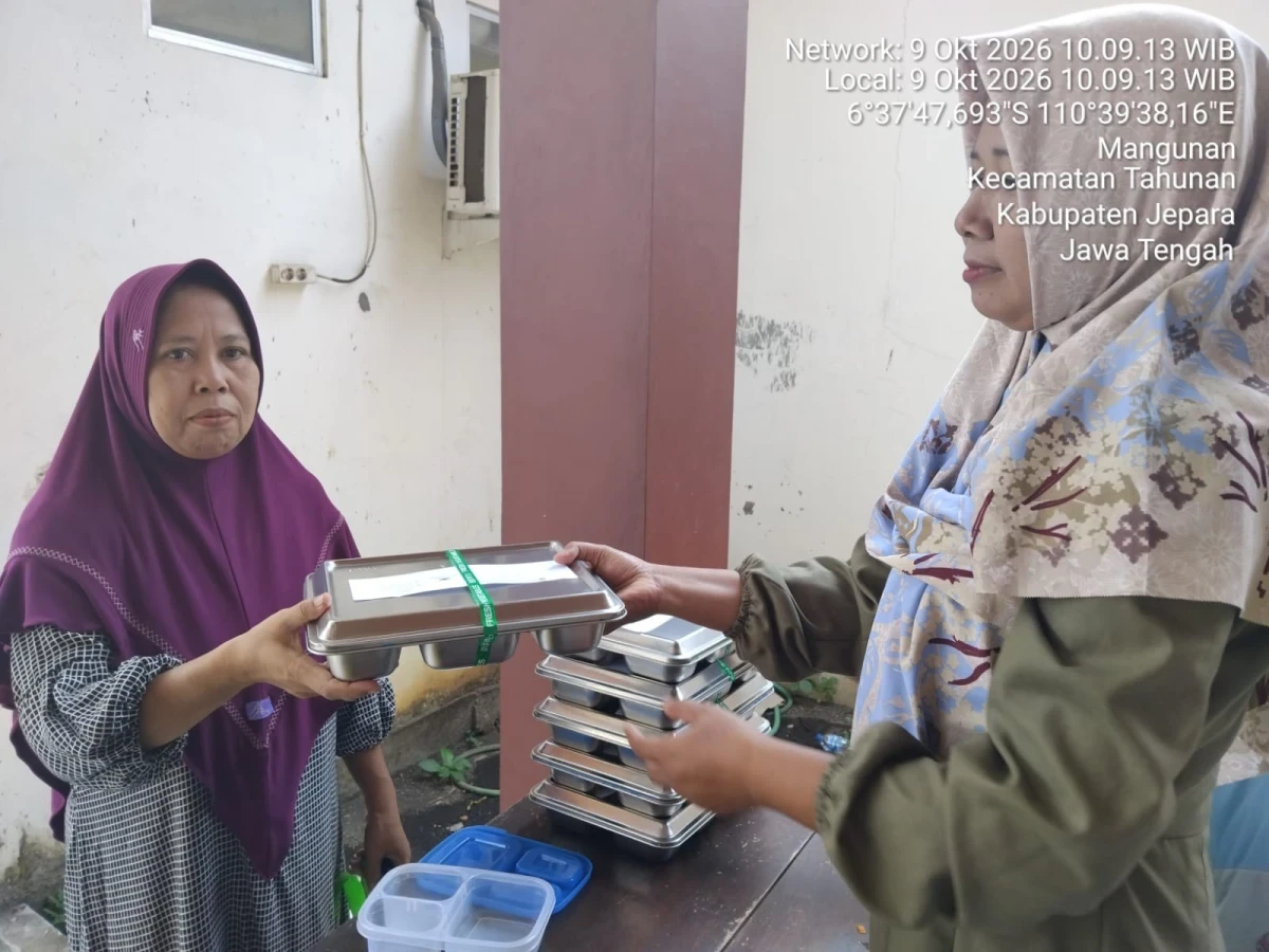 Pendistribusian MBG di Desa Mangunan 