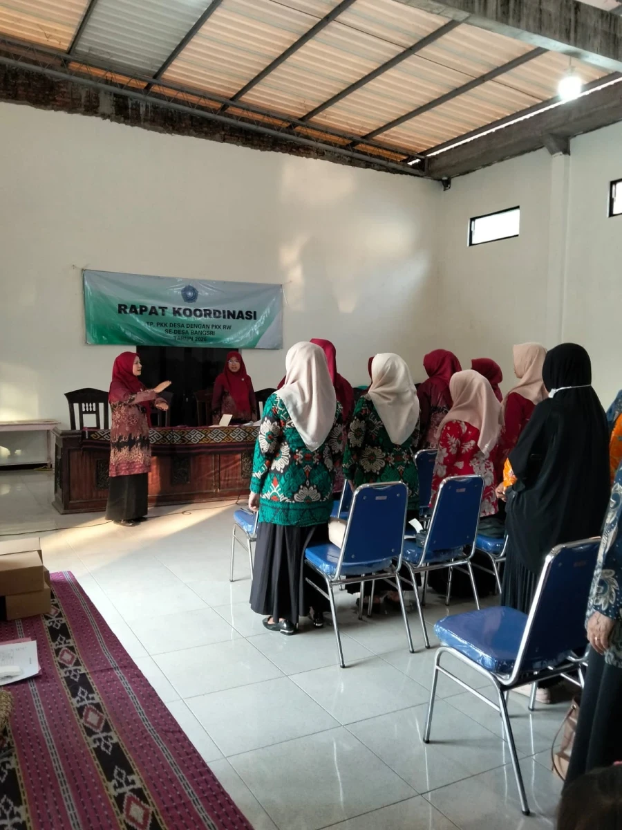 rakor Rutin (rapat Koordinasi dengan pkk Rw)